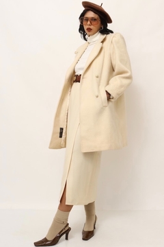 casaco 100 % woll CEA vintage off white - comprar online