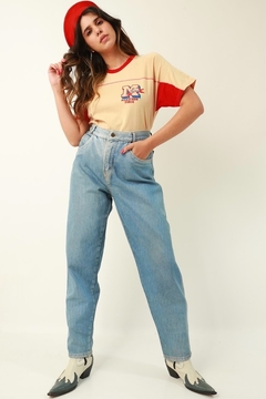 Calça Mom jeans cintura mega alta vintage - loja online