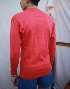 Blusa moletom ombreira com gola e punho duplo original vintage na internet