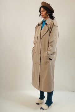 Trench Coat forrado classico vintage Jacqueline Ferrar estilo capa - comprar online