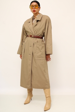 Imagem do Trench coat forrado classico vintage