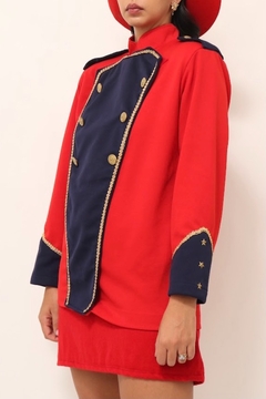 casaco vermelho Xuxa paquita classico - comprar online