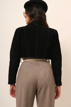 jaqueta couro camurça vintage - loja online