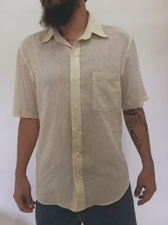 Camisa camisa bem levinha estilo linho com viscose - Capichó Brechó