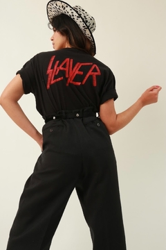 camiseta preta Slayer vintage
