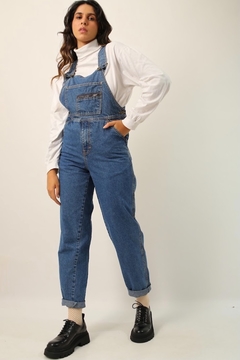 Macacão jeans vintage grosso 90’s - comprar online