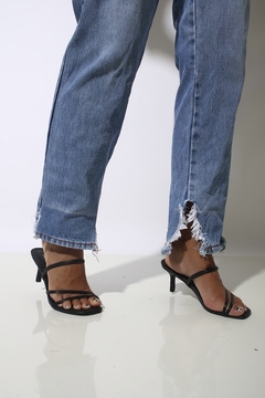 Calça jeans grosso cintura alta vintage original na internet