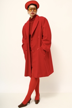 casaco vermelho nutrisport vintage - loja online