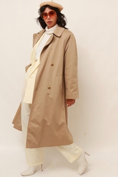 trench coat classico bege vintage