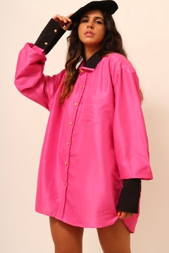 Camisão rosa vintage ELVIS det preto - loja online