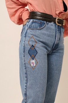 calça jeans cintura alta vintage