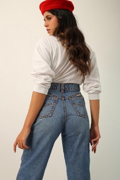 Calça jeans cintura mega alta vintage - comprar online