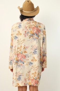 kimono floral amolo viscose vintage