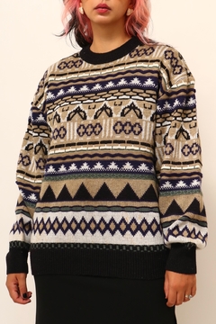 PULÔVER VINTAGE TRICOT (Nova) - comprar online