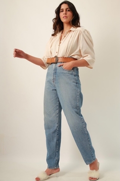 Calça jeans cintura mega alta vintage - loja online