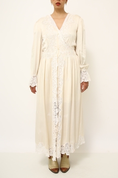 Conjunto penhoar + camisola (robe) vintage - comprar online