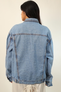 Jaqueta jeans azul classica 90´s na internet