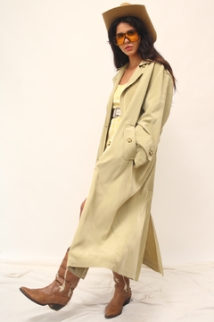 Treanch coat AMERICAN BAZZAR pistache - comprar online