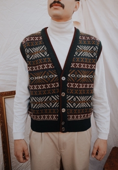 Pulôver colete tricotar vintage - comprar online
