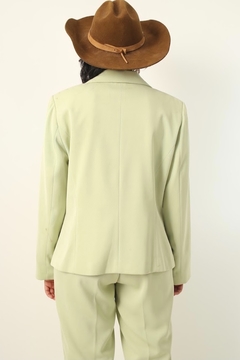 Imagem do Conjunto verde abacate blazer + calça cintura alta