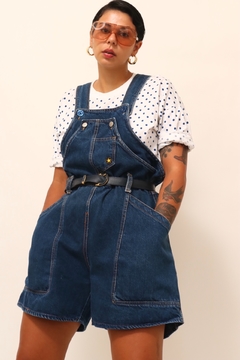 Jardineira jeans ampla vintage 90´s na internet