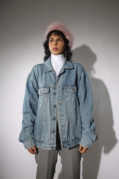 Jaqueta jeans oversize clássica vintage - comprar online