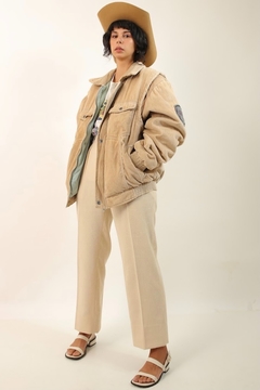 Imagem do jaqueta veludo cotele forrada vintage