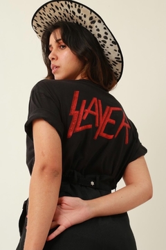 camiseta preta Slayer vintage na internet