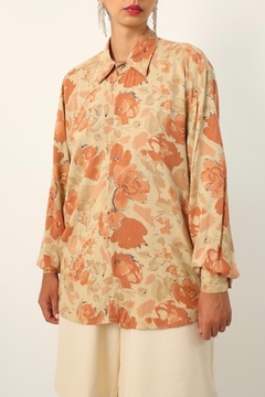 camisa flores outono romeu vintage na internet