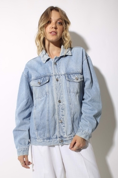 Jaqueta jeans claro  grosso vintage G na internet