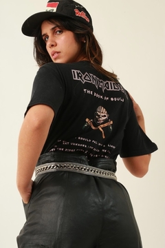 camiseta Iron Maiden vintage na internet