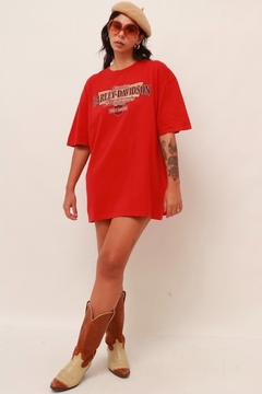 camiseta Harley Davdson vermelho - loja online