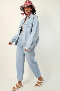 Jaqueta jeans clara vintage 90’s SKYHIGH - loja online