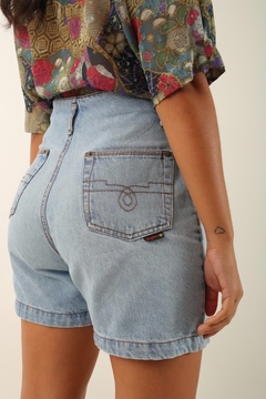 shorts cintura mega alta jeans vintage na internet