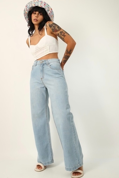 Calça jeans Flare cintura alta classica 70’s