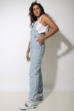 Macacão jardineira jeans grosso vintage  - loja online