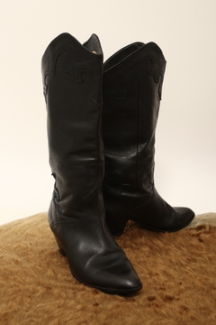 Imagem do Bota preta western classica vintage 38