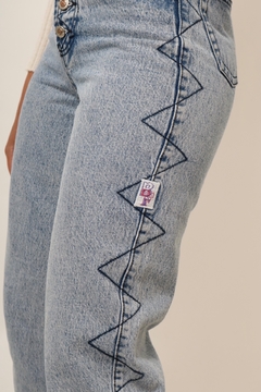 calça jeans cintura mega alta vintage