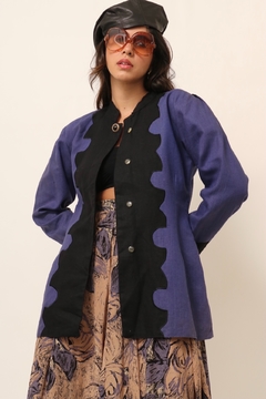 Blazer roxo com preto vintage 90´s