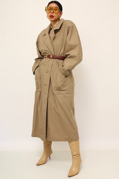 Imagem do Trench coat forrado classico vintage
