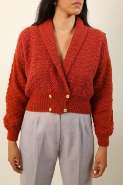 Cropped tricot telha transpassado textura - loja online