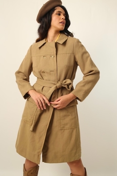 Trenc coat forrado vogue vintage - comprar online
