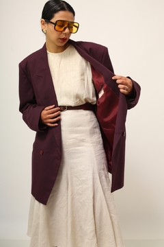 Blazer roxo forrado vintage