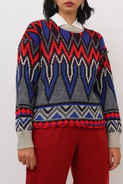 pulover bowie vintage tricot na internet