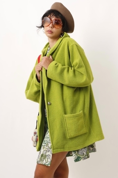 Blusa Plush verde abacate capuz - comprar online