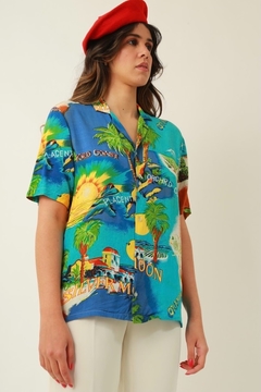 camisa estampada summer vintage - comprar online