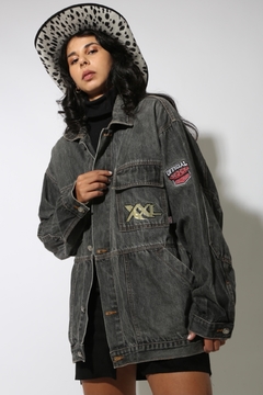 jaqueta jeans oversize XXL original - comprar online