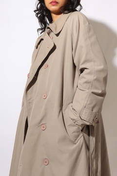 trench coat longo vintage castiel - loja online