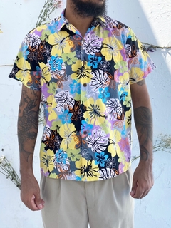 camisa floral summer 1897 surf na internet