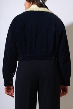 jaqueta veludo forrada com pelego de carneiro na internet
